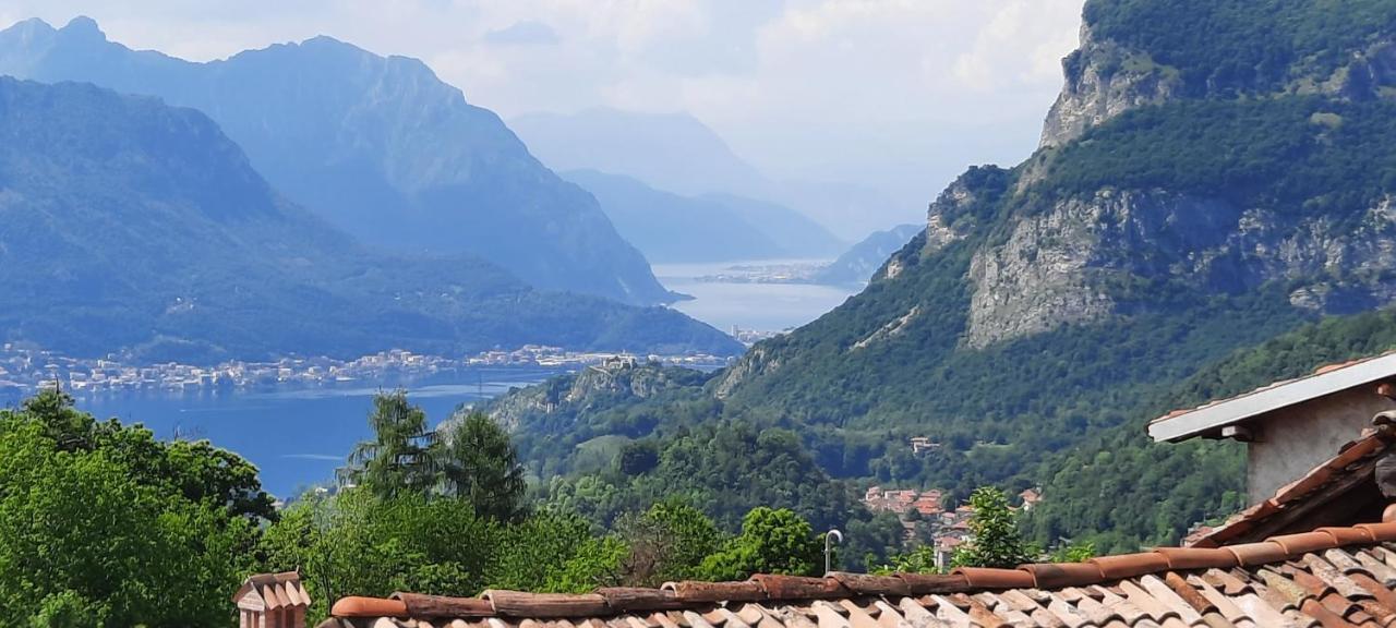La Terrazza Casa Vacanza Carenno Bagian luar foto